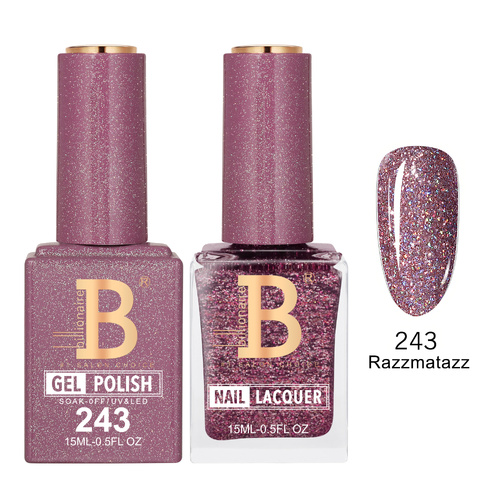 Billionaire 243 Razzmatazz - Imperial Collection Gel & Lacquer Duo 15ml