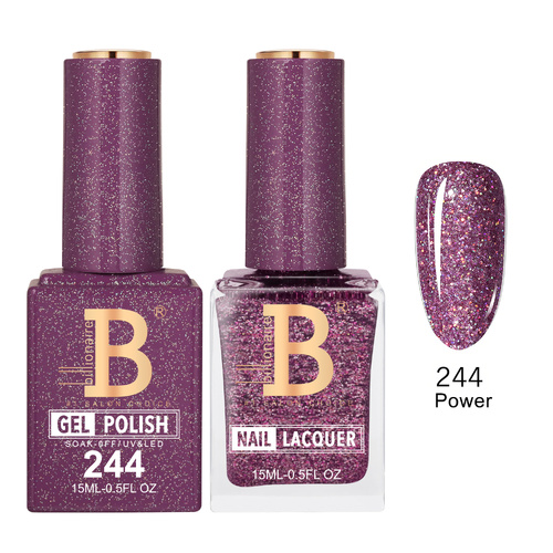 Billionaire 244 Power - Imperial Collection Gel & Lacquer Duo 15ml