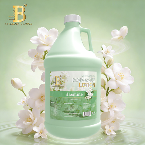 Billionaire - Hand Body Massage Lotion Manicure Pedicure Nails - Jasmine (1 Gallon) - NEW