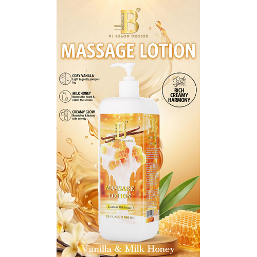 Billionaire Vanilla & Milk Honey Spa Massage Lotion 946ml (32 fl oz)