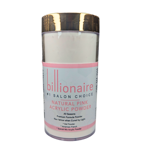 Billionaire #1 Salon Choice  Acrylic Powder - Natural Pink 1.5 lbs (680g)