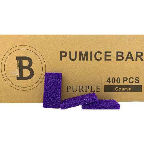 Billionaire - Pumice Bar (Small) - Purple - BOX 400pcs