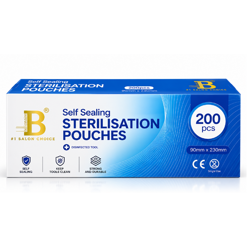 Billionaire Steriliser Pouch Self Sealing Sterilising Bag 90mm x 230mm 200pcs