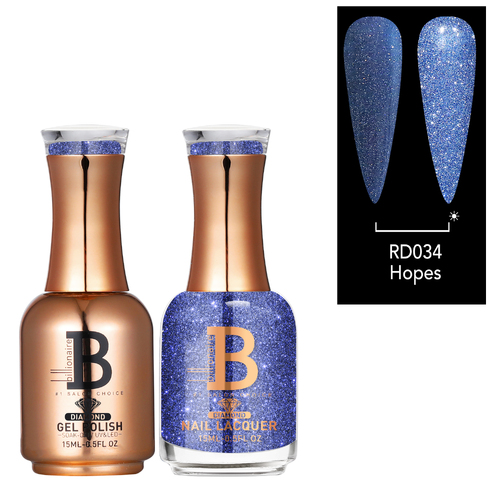 Billionaire Diamond Gel & Lacquer Duo - 034 Hopes 15ml