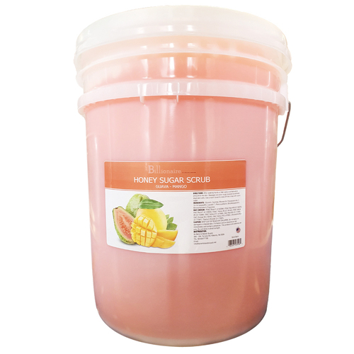Billionaire - Honey Sugar Scrub - Guava Mango Nail Foot Pedicure 5 Gallons