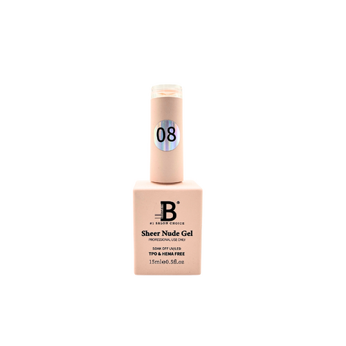 Billionaire - Sheer Nude Gel Nails - HEMA & TPO Free - 08 15ml