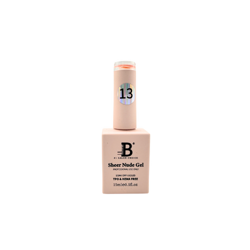 Billionaire - Sheer Nude Gel Nails - HEMA & TPO Free - 13 15ml