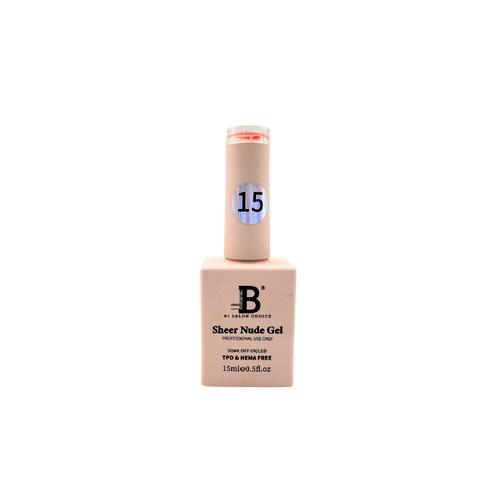 Billionaire - Sheer Nude Gel Nails - HEMA & TPO Free - 15 15ml