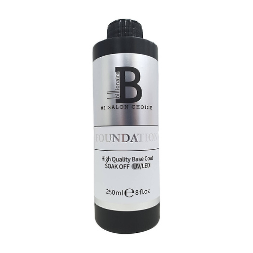 Billionaire - UV LED Nail Gel Foundation Base Coat Refill - 8oz 250ml