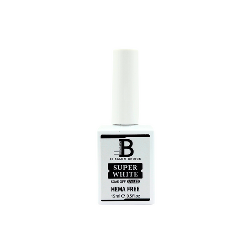 Billionaire - Soak Off UV LED Gel Nail Polish HEMA Free - Super White - 15ml