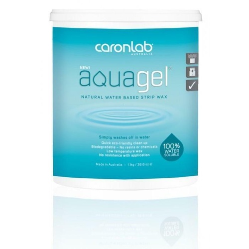 Caron Caronlab Aquagel Water Soluble Strip Wax Waxing Hair Removal 1.1kg