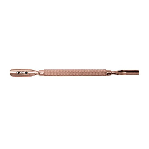 Caronlab Grip Cuticle Pusher R6 (Rose Gold, Double Ended Spoon)