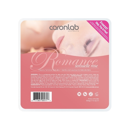 Caronlab Romance Rose Hard Hot Wax Pallet Tray 500g