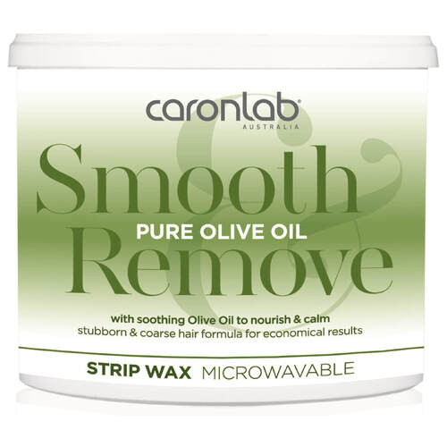 Caronlab Pure Olive Oil Strip Wax Microwaveable 400g