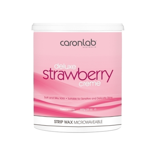 Caronlab Strawberry Creme Strip Wax Microwaveable 800g