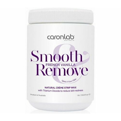 CARONLAB - Smooth Remover - French Vanilla - Natural Creme Strip Wax 1L
