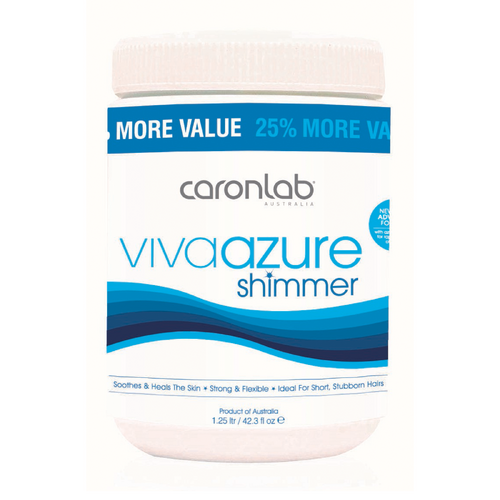 Caronlab Viva Azure Shimmer Strip Wax Microwaveable 1.25 kg