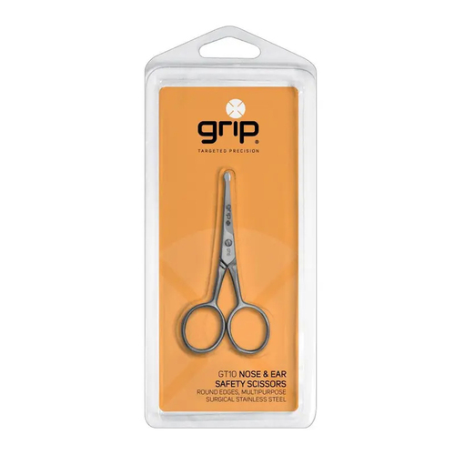 Caronlab Grip Stainless Steel Nose & Ear Safety Scissors - G10