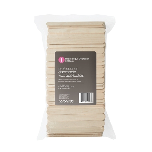 Caronlab Disposable Wooden Spatula Large (Tongue Depressors) 500pcs