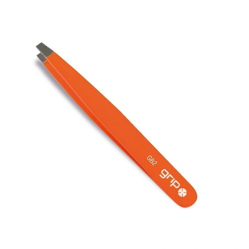 Caronlab Grip Professional Straight Tip Tweezer Bright Orange GB2