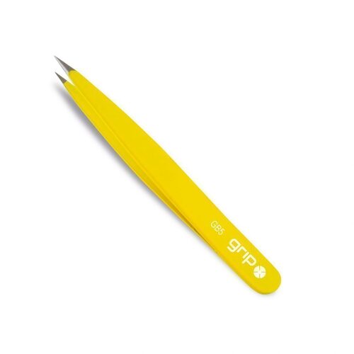 Caronlab Grip Professional Pointed Tip Tweezer Bright Yellow GB5