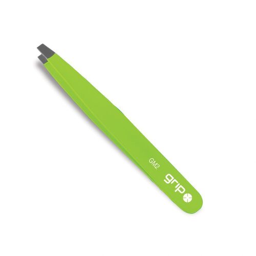 Caronlab Grip Professional Straight Tip Tweezer Light Matte Green GM2