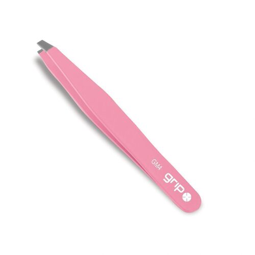 Caronlab Grip Professional Claw Straight Tip Tweezer Matte Light Pink GM4