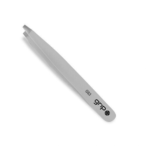 Caronlab Grip Professional Claw Slanted Tip Tweezer Stainless Steel GS3