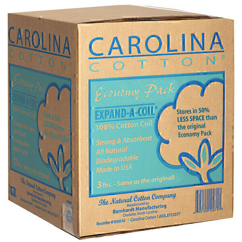 CAROLINA COTTON - Cotton Coil Economy Pack Expand-A-Coil 3lbs.