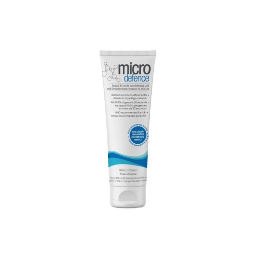 Caronlab Micro Defence Hand & Body Sanitising Gel 50ml