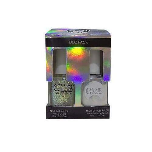 COLOR CLUB DUO WA06 Snowflake GEL + LACQUER