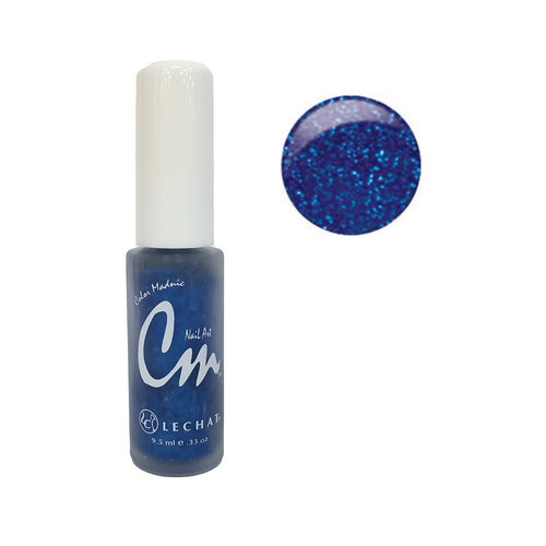 Lechat CM Nail Art Polish - NA22 Blue Glitter 9.5ml