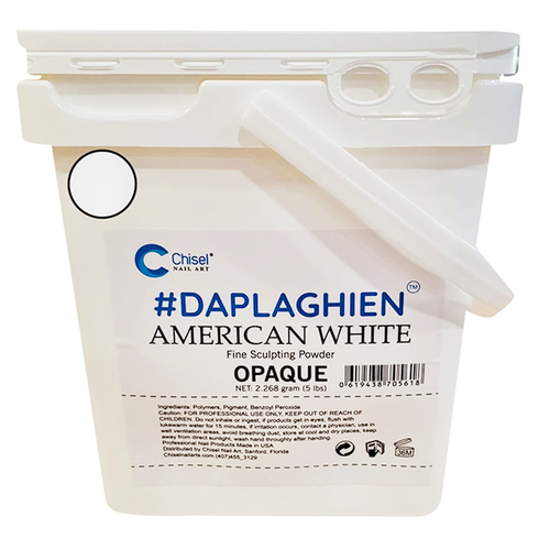 Chisel Dap La Ghien - Fine Sculpting Acrylic Powder American White 5lbs