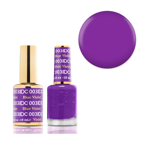 DND 003 Blue Violet - DC Collection Gel & Lacquer Duo 18ml