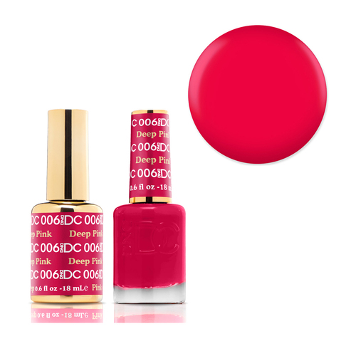 DND 006 Deep Pink - DC Collection Gel & Lacquer Duo 18ml