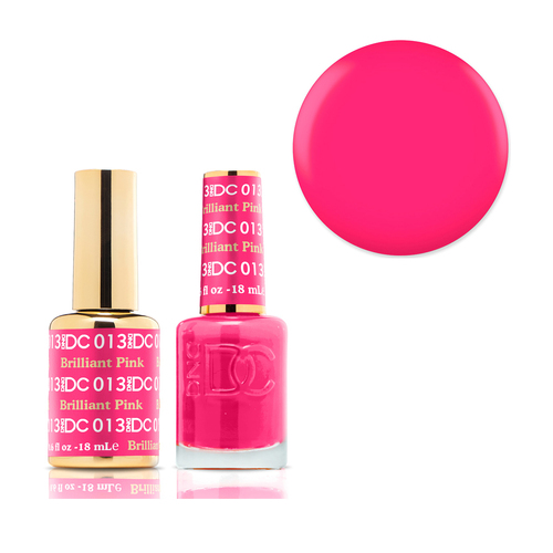 DND 013 Brilliant Pink - DC Collection Gel & Lacquer Duo 18ml