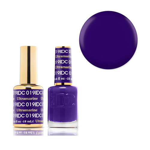 DND 019 Ultramarine - DC Collection Gel & Lacquer Duo 18ml