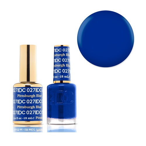 DND 027 Pittsburgh Blue - DC Collection Gel & Lacquer Duo 18ml