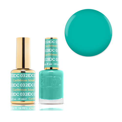 DND 032 Caribbean Island - DC Collection Gel & Lacquer Duo 18ml