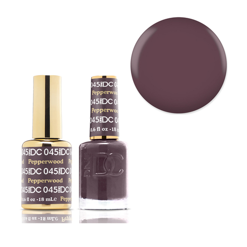 DND 045 Pepperwood - DC Collection Gel & Lacquer Duo 18ml