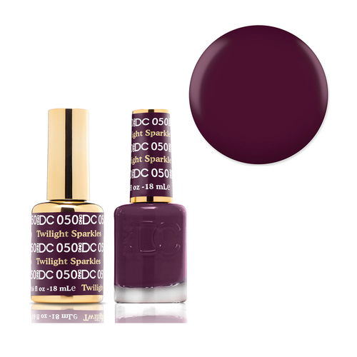 DND 050 Twilight Sparkles - DC Collection Gel & Lacquer Duo 18ml