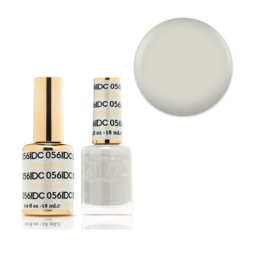 DND 056 White Chalk - DC Collection Gel & Lacquer Duo 18ml