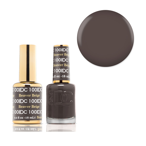 DND 100 Beaver Beige - DC Collection Gel & Lacquer Duo 18ml