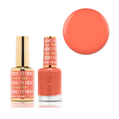 DND 111 Sweet Yam - DC Collection Gel & Lacquer Duo 18ml