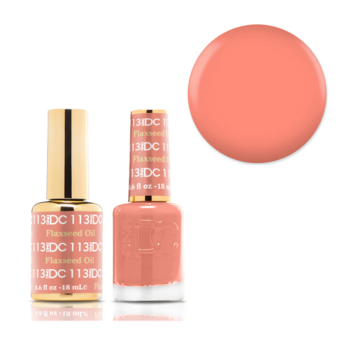DND 113 Flaxseed Oil - DC Collection Gel & Lacquer Duo 18ml