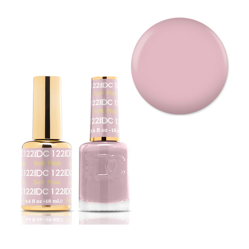 DND 122 Soft Pink - DC Collection Gel & Lacquer Duo 18ml
