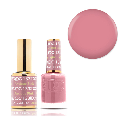 DND 133 Antique Pink - DC Collection Gel & Lacquer Duo 18ml