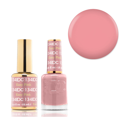 DND 134 Easy Pink - DC Collection Gel & Lacquer Duo 18ml