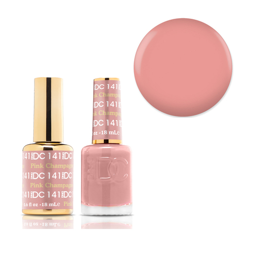 DND 141 Pink Champagne - DC Collection Gel & Lacquer Duo 18ml