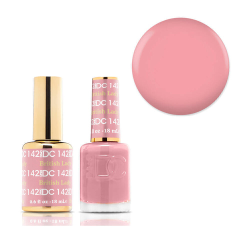 DND 142 British Lady - DC Collection Gel & Lacquer Duo 18ml